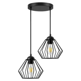 lampa-wiszaca-zyrandol-brylant-led-czarna-metalowa-2x-e27-loft