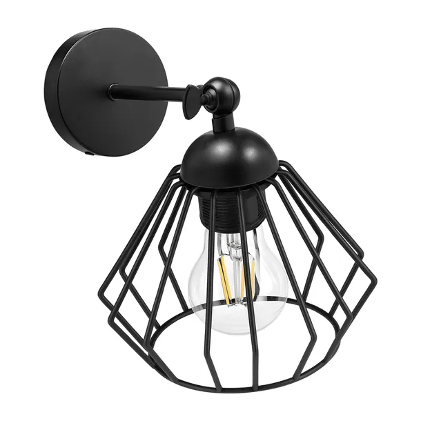 kinkiet-loft-czarny-druciany-ruchome-ramie-e27-led-stan-nowy-material-dominujacy-metal