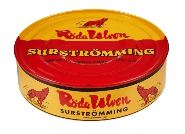 Szwedzki kiszony Śledź Surströmming Roda Ulven puszka 400g PROD. LUTY 2026