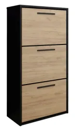 szafka-na-buty-otwierana-uchylna-stojaca-jasper-czarny-dab-craft-zloty