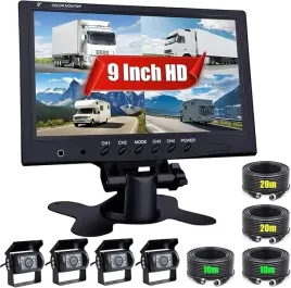 camecho-kamera-cofania-rejestrator-zestaw-kamer-4-kamery-9-monitor