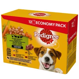 pedigree-adult-saszetka-12x100-g-wybor-smakow-z-warzywami-w-sosie-mokra