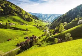 fototapeta-flizelinowa-gorska-wioska-152x104
