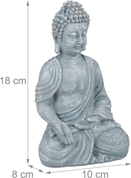figurka-budda-20-cm-stan-nowy-kolor-ciemny-popiel
