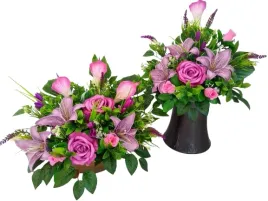 stroik-bukiet-zestaw-na-cmentarz-grob-zolte-tulipany-roze-735