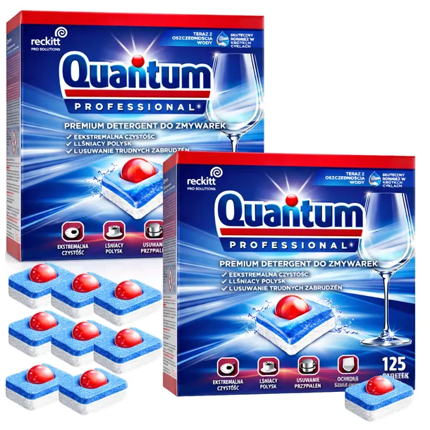 Finish Tabletki do Zmywarki Quantum 250szt Powerball Professional all in