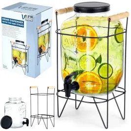 sloj-dozownik-do-napojow-z-kranikiem-czarnym-stojakiem-szklany-vilde-55-l