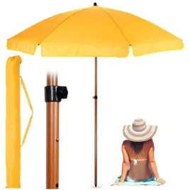 parasol-plazowy-ogrodowy-stabilny-zolty-regulowany-skladany-ambiance-200-cm