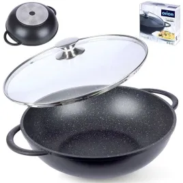 patelnia-wok-granitowa-gleboka-ze-szklana-pokrywka-gaz-indukcja-orion-32-cm