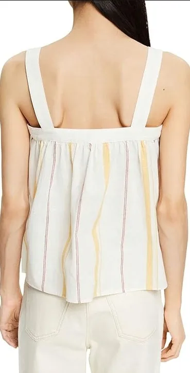 biala-bluzka-w-paski-edc-l-stan-nowy