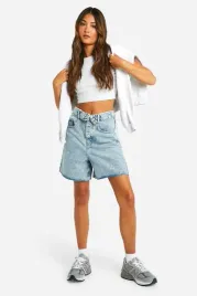 niebieskie-spodenki-jeansowe-boohoo-m