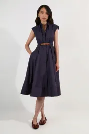 niebieska-dopasowana-sukienka-midi-z-paskiem-karen-millen-xl