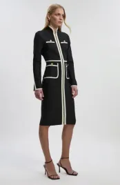 czarna-militarna-sukienka-midi-karen-millen-xs