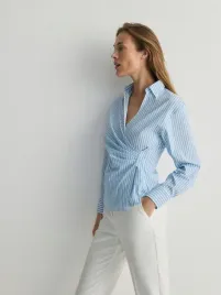 koszula-w-paski-bialo-niebieska-reserved-m