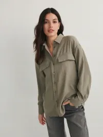 khaki-koszula-z-dlugim-rekawem-reserved-s