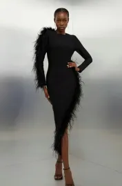 czarna-asymetryczna-sukienka-midi-z-piorami-karen-millen-s