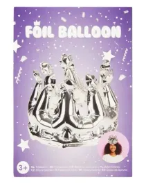 balon-foliowy-srebrna-korona