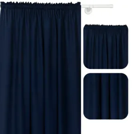 zaslona-na-zabki-140x230-granatowa-gladka-tasma-tunel-zaslony-do-salonu