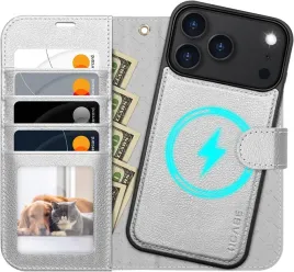 ocase-skorzane-etui-z-klapka-magsafe-do-iphone-17-pro-max-2w1-rfid-srebrny