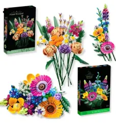 klocki-kwiaty-komplet-2-nowe-zestawy-bukiet-kwiatow-roze-polne-kwiaty