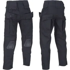 spodnie-mil-tec-combat-warrior-czarne-rip-stop-cordura-knee-pad-xxl