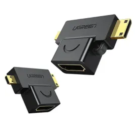 ugreen-20144-adapter-mini-micro-hdmi-do-hdmi-czarny