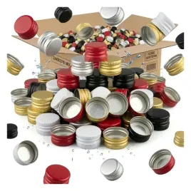 500szt-mini-zakretki-18x12-fi18-aluminiowe-do-butelek-na-nalewki-butelka