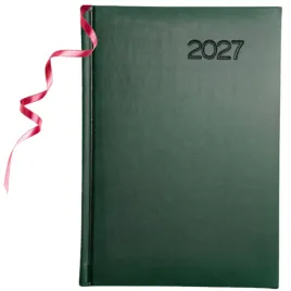 kalendarz-dzienny-a5-2027-terminarz-ksiazkowy-dzienny-zielony-dlugopis