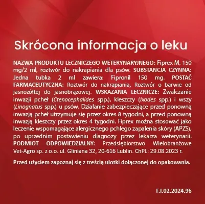 vet-agro-fiprex-m-2ml-nazwa-fiprex-krople-spot-on-pchly-kleszcze-psa-m-10-20kg