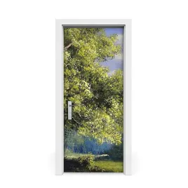 naklejka-na-drzwi-drzewo-na-skraju-lasu-85x205
