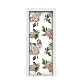 okleina-naklejka-drzwi-romantyczna-piwonia-75x205