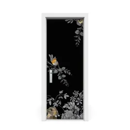 naklejka-na-drzwi-okleina-dzikie-zwierzeta-75x205