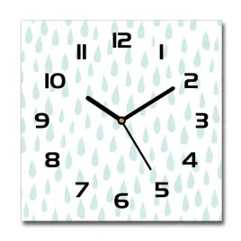 zegar-scienny-szklany-kwadratowy-kropelki-30x30-cm