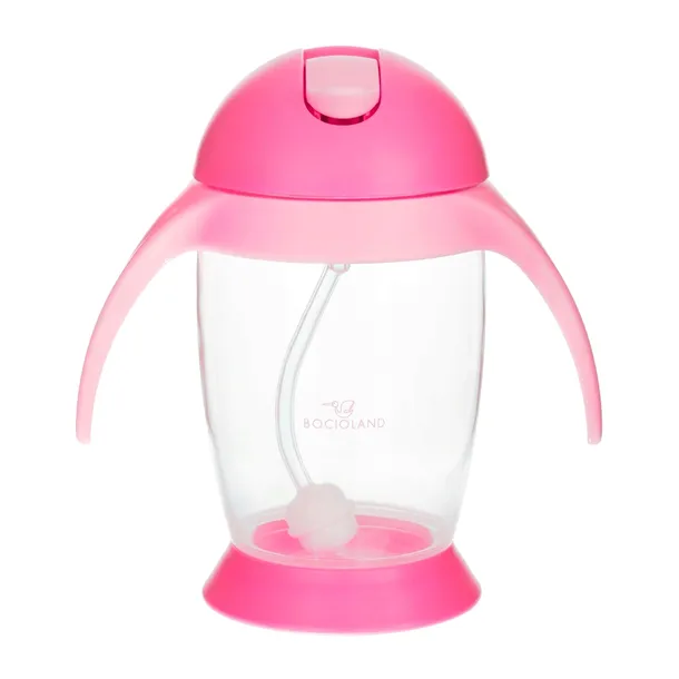 kubek-pingwin-rozowy-material-wykonania-tworzywo-sztuczne