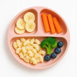 silikonowy-talerzyk-z-przedzialka-pudrowy-roz