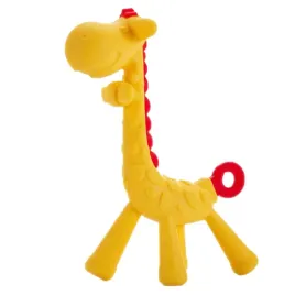 gryzak-silikonowy-zyrafa-czerwona