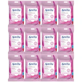 intimate-wet-wipes-with-biolin-prebiotic-ph-balance-novita-15-pcs12-packs