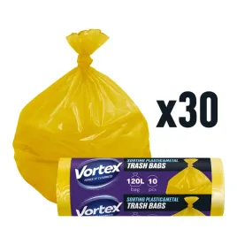 worki-na-smieci-mocne-120l-dwuwarstwowe-wytrzymale-zolte-vortex-30x10-sztuk