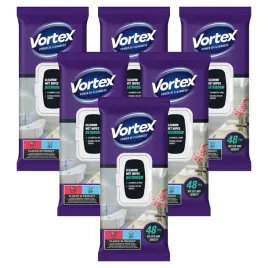 vortex-wet-wipes-set-for-cleaning-the-bathroom-flip-top-48-pcs-x-6-packs