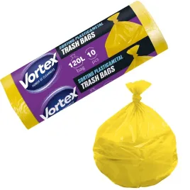 worki-na-smieci-mocne-120l-uniwersalne-wytrzymale-zolte-vortex-10-sztuk