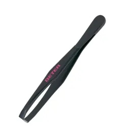 eyebrow-tweezers-with-straight-tip-beter-black