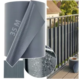 tasma-ogrodzeniowa-antracytowa-premium-19cm-x-35m-pvc-20-klipsow-450g-rino