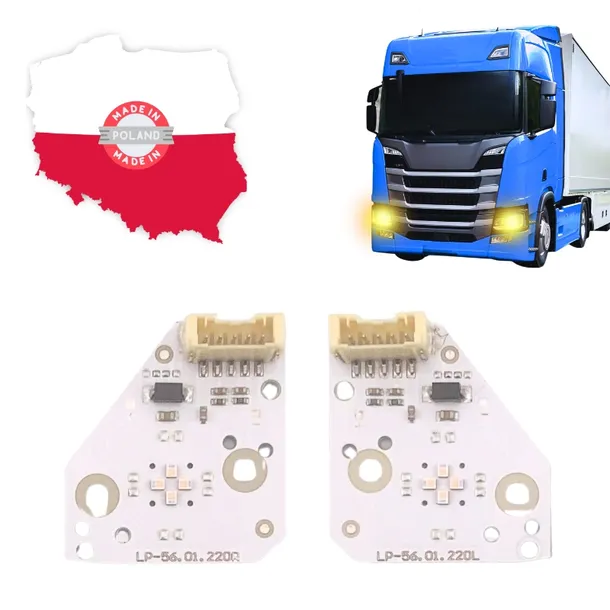 Moduł LED AMBER POMARAŃCZ do lampy FULL LED SCANIA S R P G XT NextGen L+P