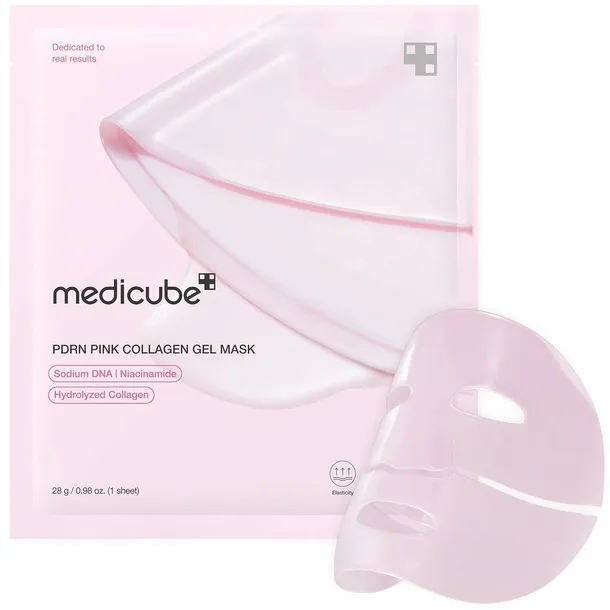 Medicube Maska Maseczka Ujędrniająca do Twarzy PDRN Pink Kolagen różowa x1