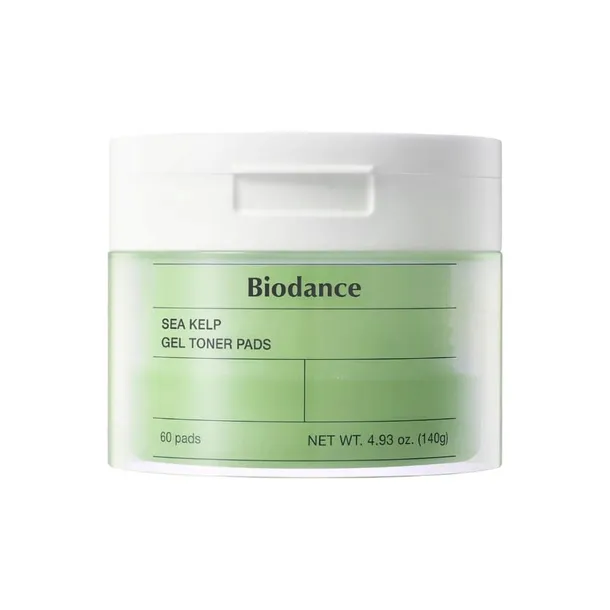 Biodance Sea Kelp Gel Toner Pad Łagodzące płatki tonizujące zielone