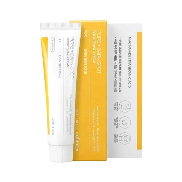 Koreański Krem Rozjaśniający Celimax Pore Dark Niacynamid 5% Ceramidy 35 ml