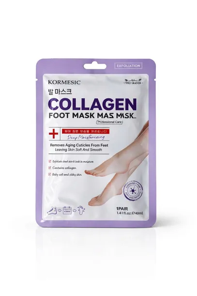 KORMESIC Collagen Foot Mask – Maska Kolagenowa do stóp nawilżenie