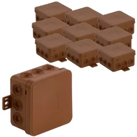 puszka-natynkowa-hermetyczna-na-klik-ip54-85x85x41-mm-brazowa-zestaw-10-szt