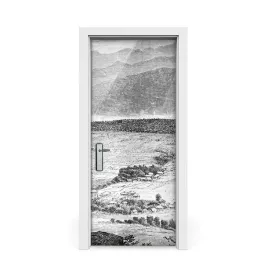 naklejka-na-drzwi-okleina-wiosna-gory-85x205