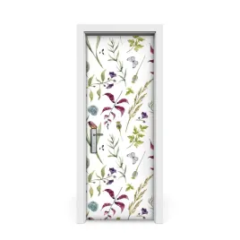 fototapeta-naklejka-drzwi-kwiat-botaniczny-75x205